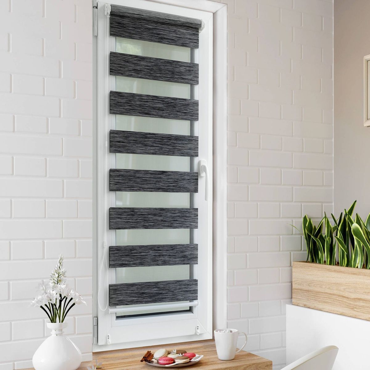 Zebra Roller Blind Rustic - 40cm*160cm