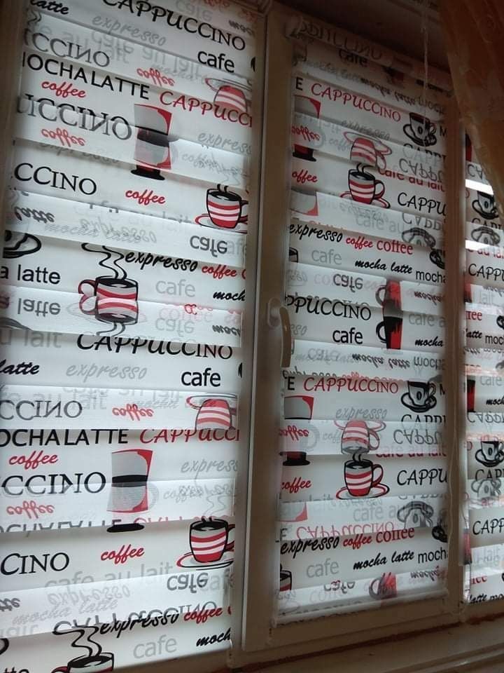 Zebra Roller Blind Coffee - 40cm*160cm