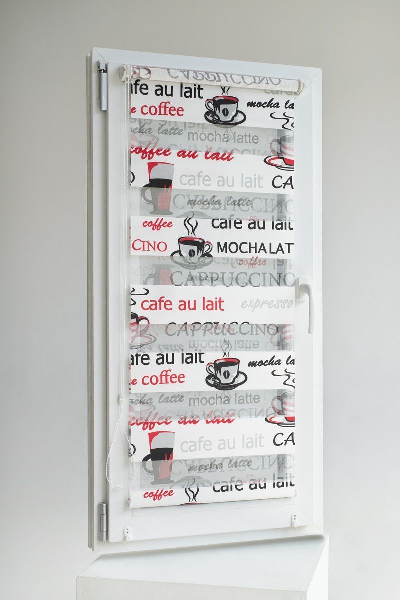 Zebra Roller Blind Coffee - 40cm*160cm