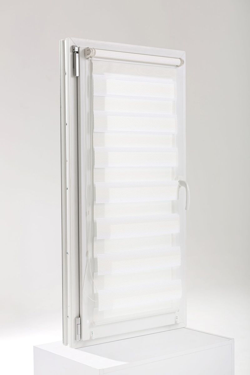 Zebra Roller Blind Mosaic White - 40cm*160cm