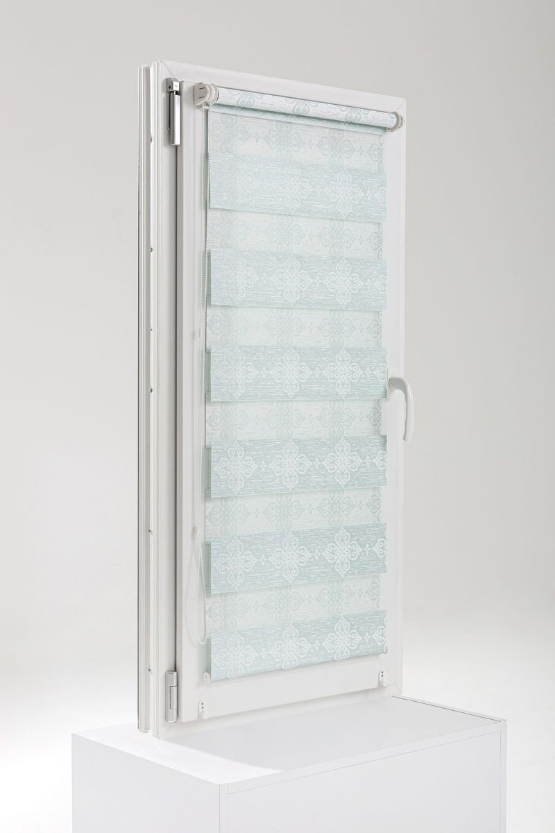 Zebra Roller Blind Classic Turquoise - 40cm*160cm